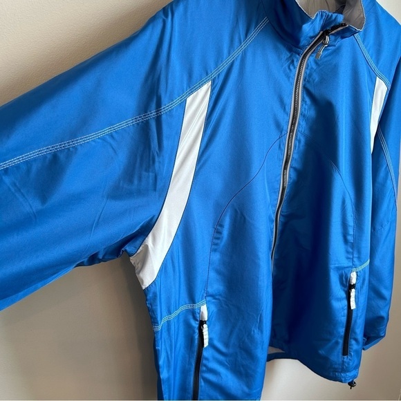 North End Lightweight Color Block Windbreaker Mens Size L - Picture 6 of 8